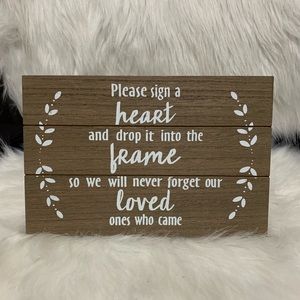 Wedding Guest Book Sign !!